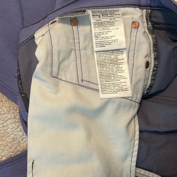 501 XX Purple Levi’s - Picture 7 of 8